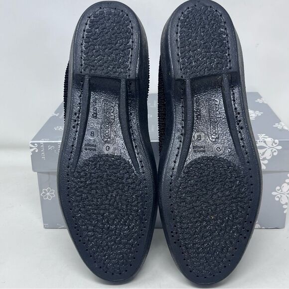 Arcopedico Black Knit Slip-On Shoes Leather insole Handmade Portugal - Picture 7 of 10